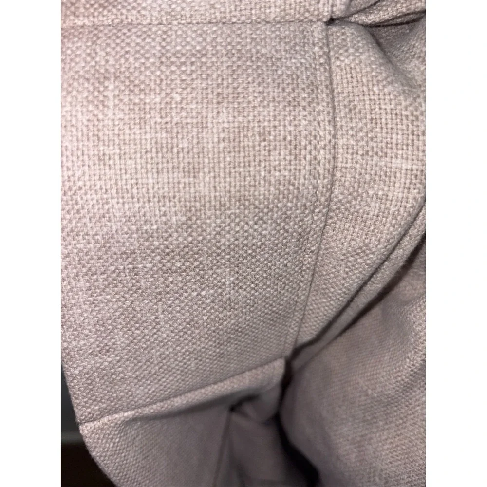 HEAVY  CUSTOM‎ MADE DRAPES PINCH PLEAT CURTAIN cotton linen blend? one drape GUC